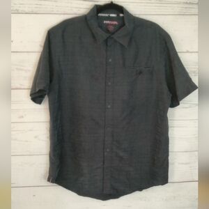 Hawks Charcoal Button Down Shirt